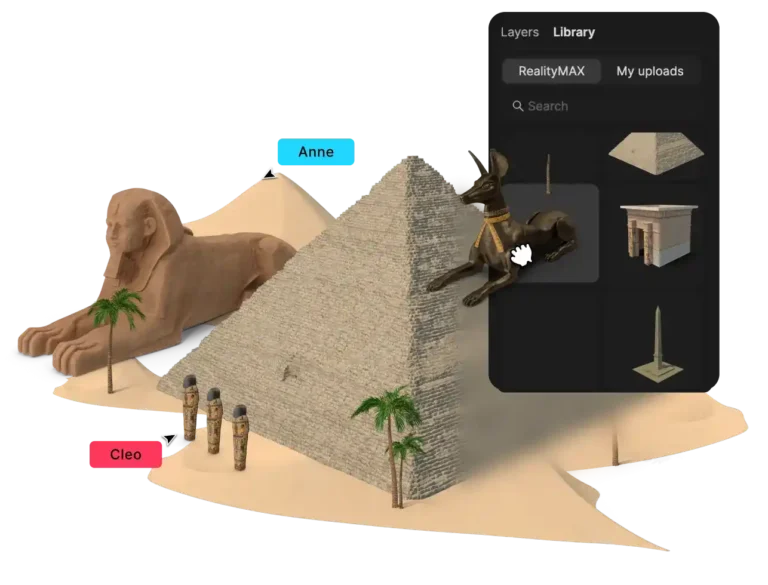 Comprehensive 3D content library