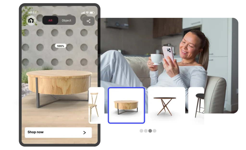 Product visualization for e-commerce